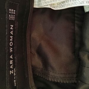 Zara black pants size xs